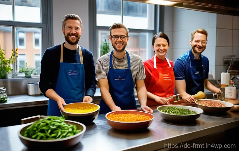 도시 발효실 운영을 위한 인력 관리 방법 - **Prompt:** A modern, clean fermentation laboratory in Berlin. A diverse team of scientists and food...